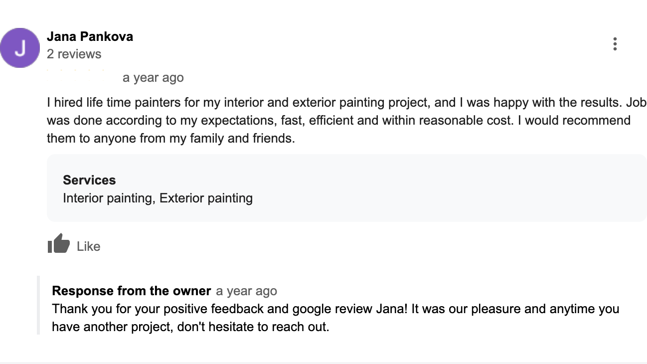 Review about our Calgary house painters